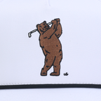Bear Hat - White & Black