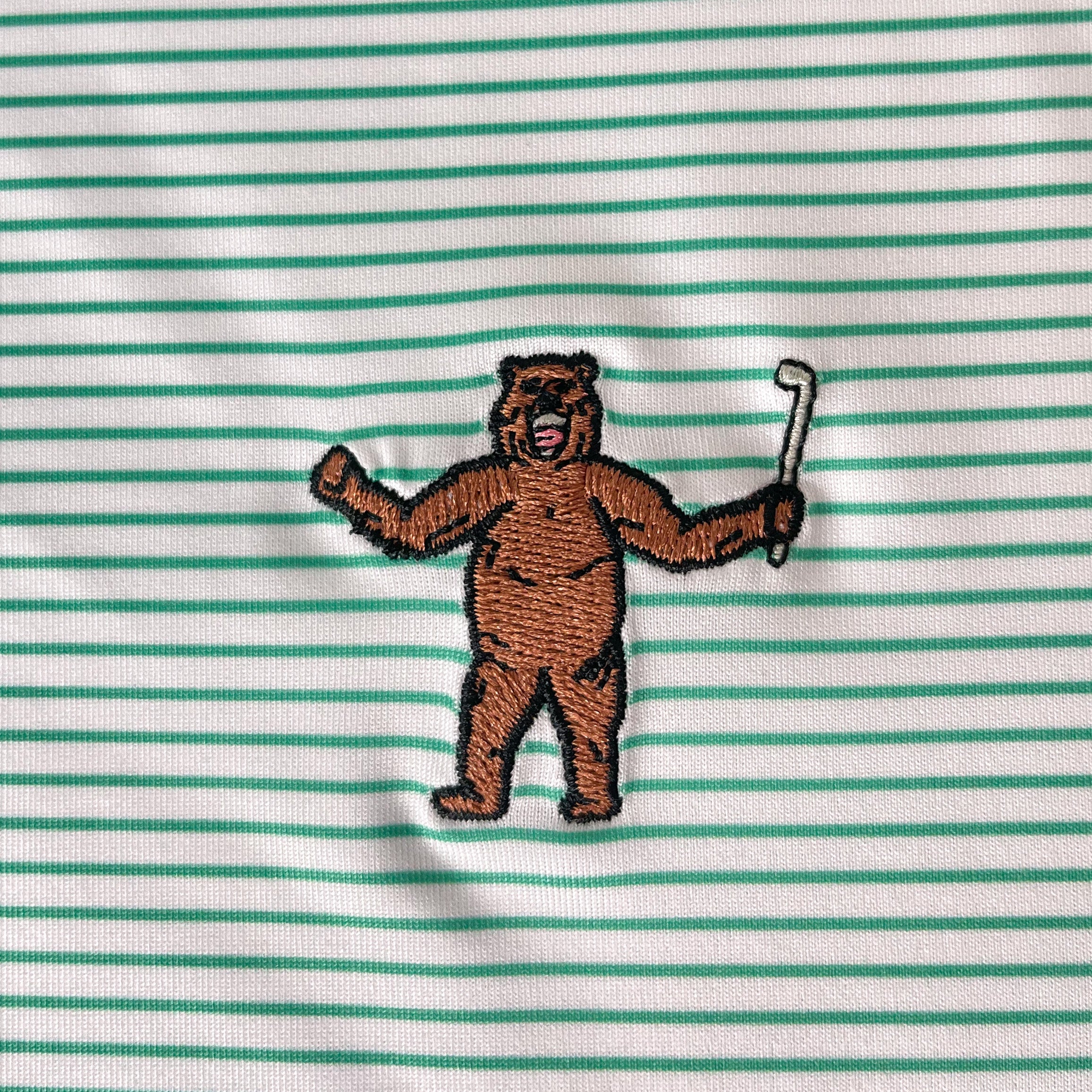 Polo - Green Striped It